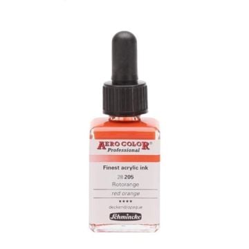 Schmincke Aerocolor Akrilik Mürekkep 28 ml 205 Red Orange