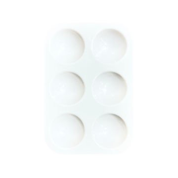 Vera Sanat Dikdörtgen 6 Godeli 9x13 cm Plastik Palet