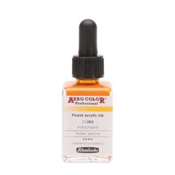 Schmincke Aerocolor Akrilik Mürekkep 28 ml 203 İndian Yellow