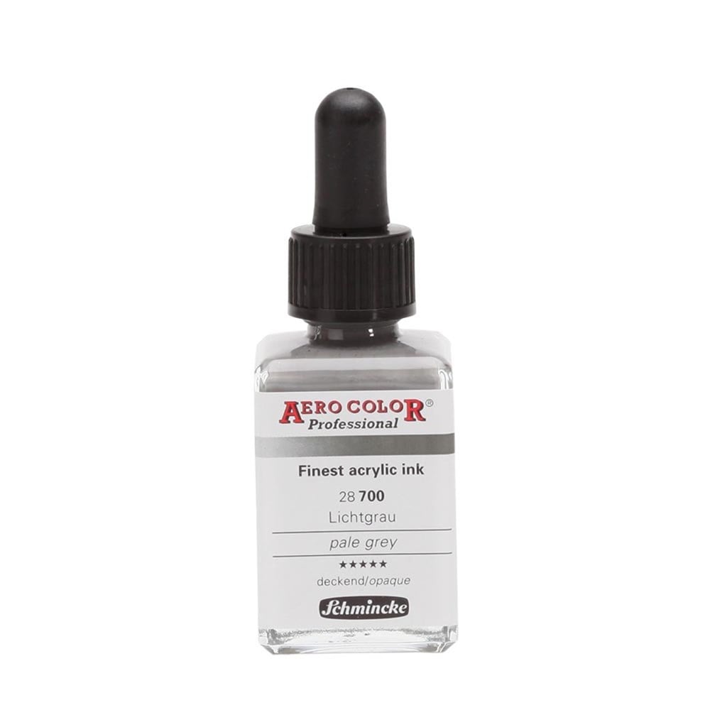 Schmincke Aerocolor Akrilik Mürekkep 28 ml 700 Pale Grey