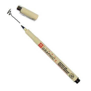 SAKURA PİGMA GRAPHIC 1 JAPON 1 MM KONTÜR KALEMİ