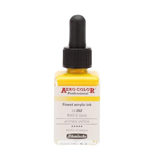 Schmincke Aerocolor Akrilik Mürekkep 28 ml 202 Primary Yellow