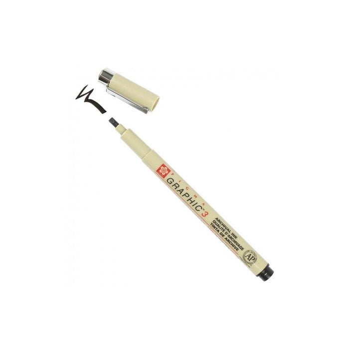 SAKURA PİGMA GRAPHIC 3 JAPON 3 MM T UÇ