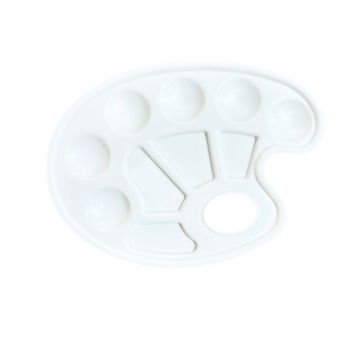 Vera Sanat 10 Godeli 16x22 cm Oval Plastik Palet