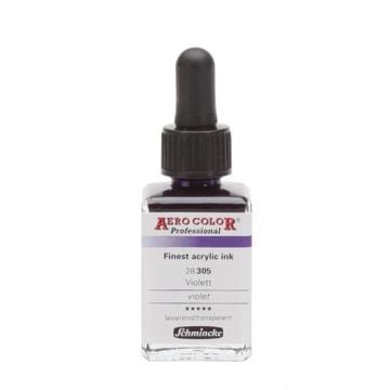 Schmincke Aerocolor Akrilik Mürekkep 28 ml 305 Violet