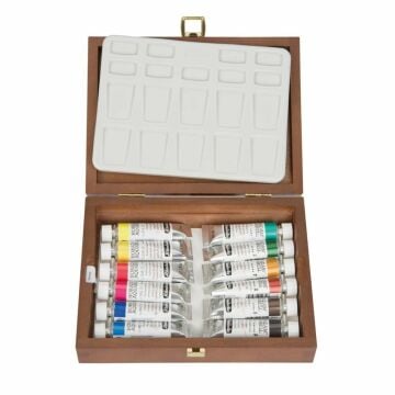 Schmincke Horadam Ahşap Kutu Artist Sulu Boya Seti 12 x 15 ml 74512