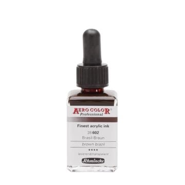 Schmincke Aerocolor Akrilik Mürekkep 28 ml 602 Brown Brazil