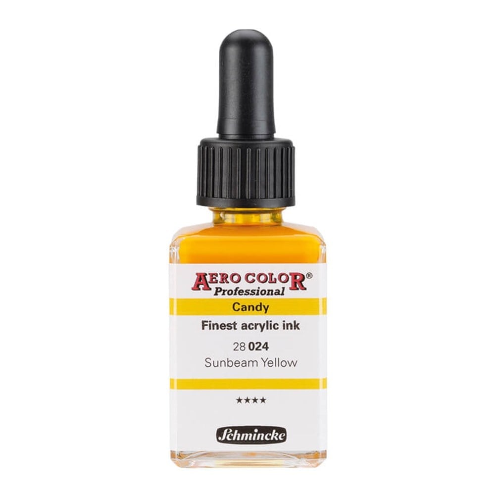 Schmincke Aerocolor Akrilik Mürekkep CANDY 28 ml 024 sunbeam yellow