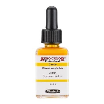 Schmincke Aerocolor Akrilik Mürekkep CANDY 28 ml 024 sunbeam yellow