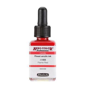 Schmincke Aerocolor Akrilik Mürekkep CANDY 28 ml 033 flame red