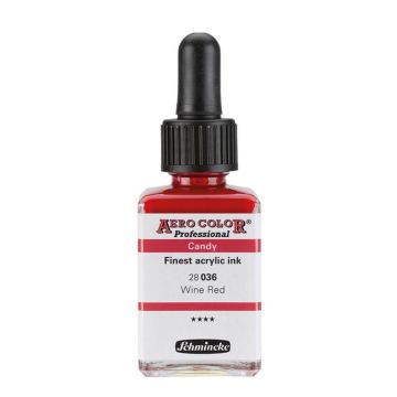 Schmincke Aerocolor Akrilik Mürekkep CANDY 28 ml 036 wine red
