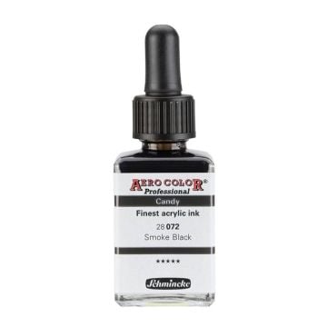 Schmincke Aerocolor Akrilik Mürekkep CANDY 28 ml 072 smoke black