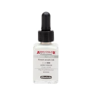 Schmincke Aerocolor Akrilik Mürekkep 28 ml 909 Aero vision silver violet