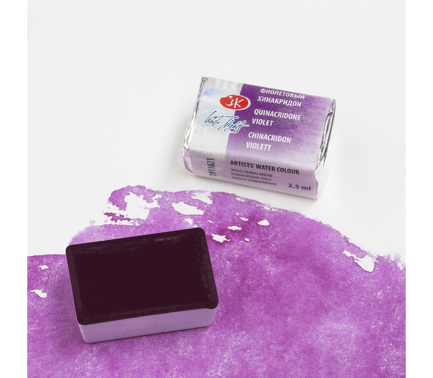 St. Petersburg White Nights Sulu Boya 1/1 tam tablet 621 quinacridone violet