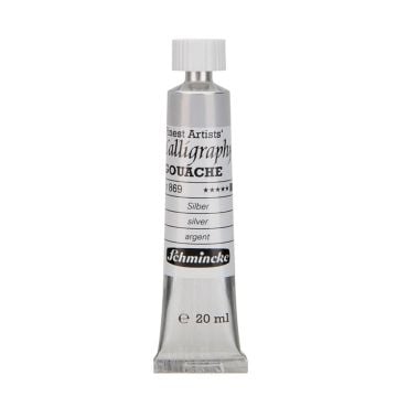 Schmincke 869 silver calligraphy Gouache artist guaj Boya 20 ml
