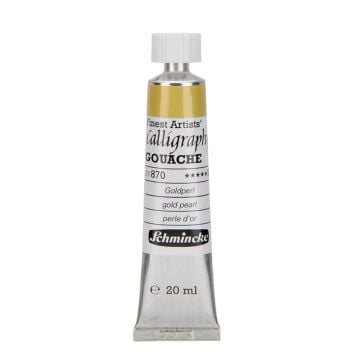 Schmincke 870 gold calligraphy Gouache artist guaj Boya 20 ml