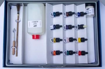 KARİN KOLAY EBRU BAŞLANGIÇ SETİ-büyük 35X50 CM 12 RENKLİ