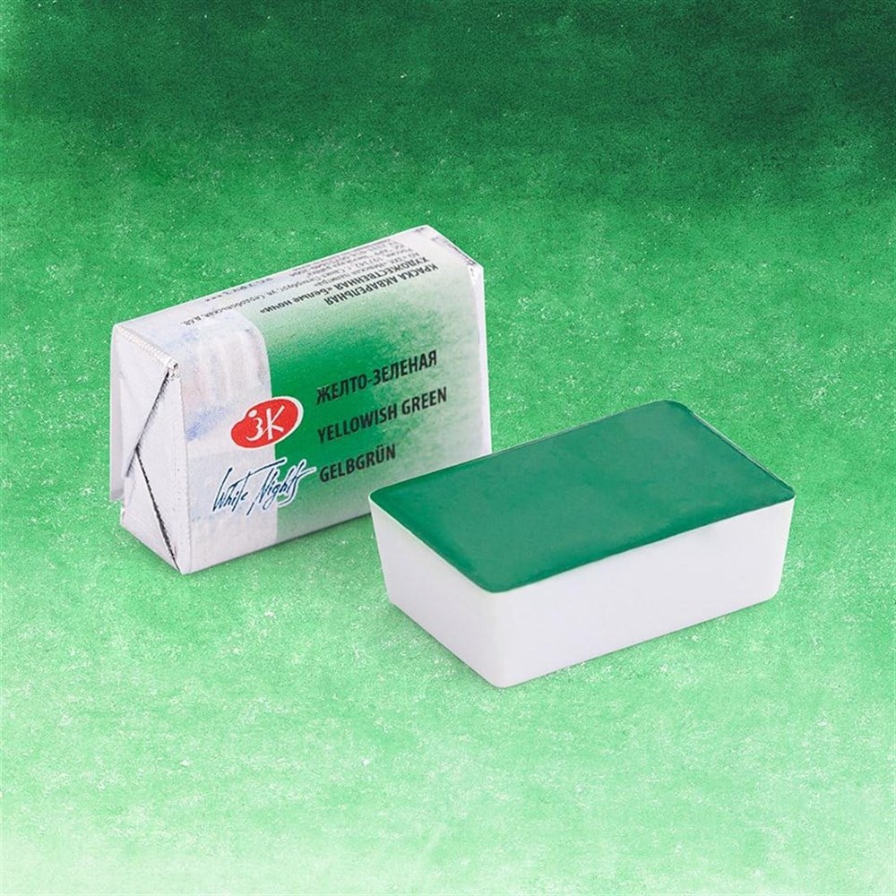 St. Petersburg White Nights Sulu Boya 1/1 tam tablet 718 yellowish green