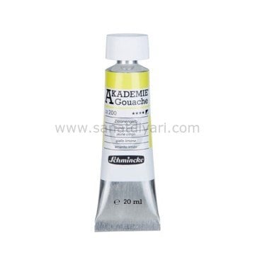 Schmincke Akademie Gouache boya 200 lemon yellow 20 ml