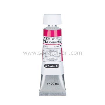Schmincke Akademie Gouache boya 305 carmine 20 ml