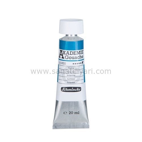 Schmincke Akademie Gouache boya 450 turquoise 20 ml