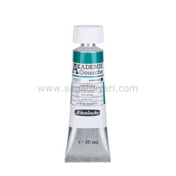 Schmincke Akademie Gouache boya 500 phthalo green 20 ml