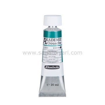 Schmincke Akademie Gouache boya 500 phthalo green 20 ml
