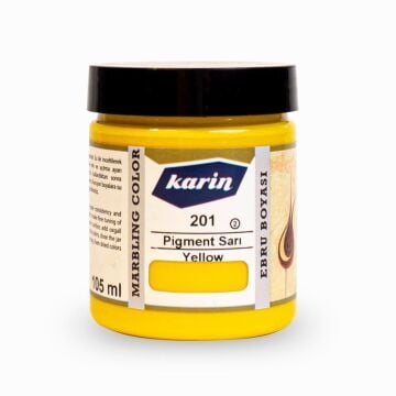 Karin Ebru Boyası 105 ml 201 Pigment Sarı