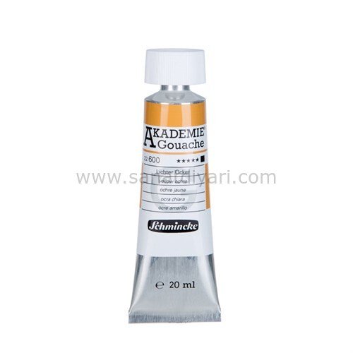 Schmincke Akademie Gouache boya 600 yellow ochre 20 ml