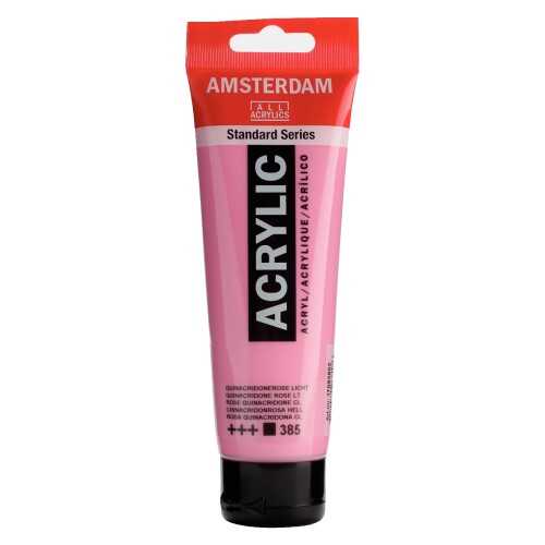 Talens Amsterdam Akrilik Boya 120 ml 385 QUINACRIDONE ROSE LİGHT