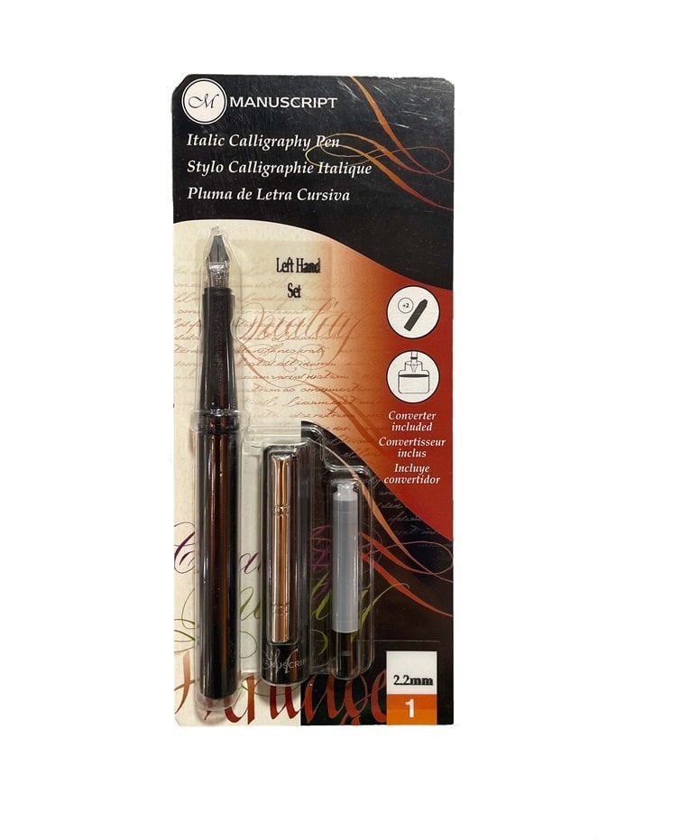 Manuscript Metal Uçlu Hat Kalem Seti Sol kesik 2.2 mm MC1606L