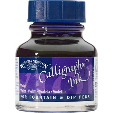 Winsor & Newton 688 Violet Calligraphy Mürekkebi 30 ml