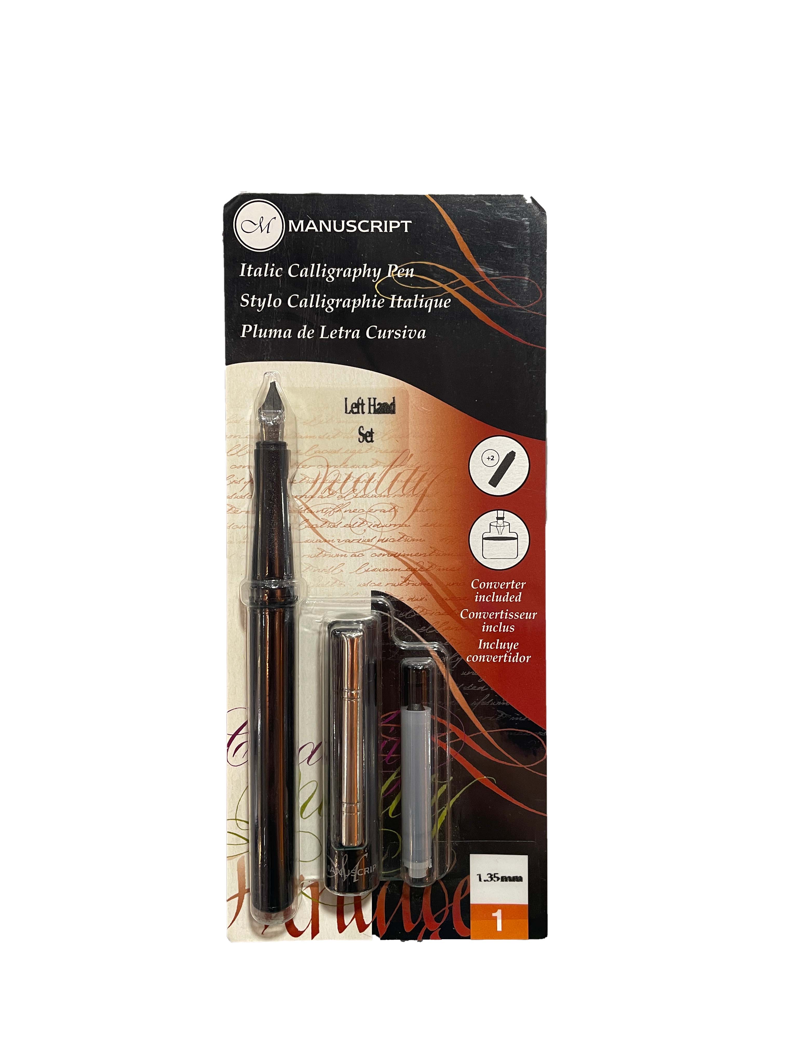 Manuscript Metal Uçlu Hat Kalem Seti Sol kesik 1.35 mm MC1603L