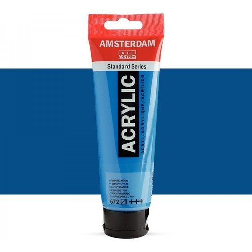 Talens Amsterdam Akrilik Boya 120 ml 572 PRİMARY CYAN