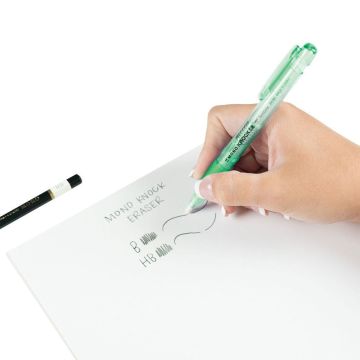 Tombow Mono  Kalem Silgi Yuvarlak 3,8 mm yeşil