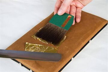 Da Vinci 500 Serisi No:40 Mavi Sincap Kılı Düz Altın Varak Sakal Fırçası