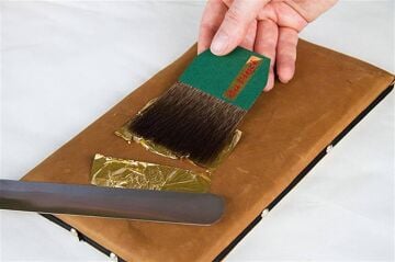 Da Vinci 500 Serisi No:60 Mavi Sincap Kılı Düz Altın Varak Sakal Fırçası