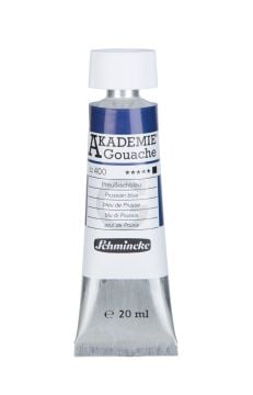 Schmincke Akademie Gouache boya 400 prussian blue 20 ml