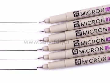 Sakura Pigma Micron 01 Japon 0,25 mm Kalem