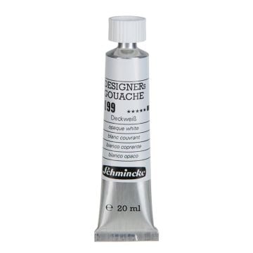 Schmincke 199 Opaque White HKS Designers' Gouache Boya 20 ml