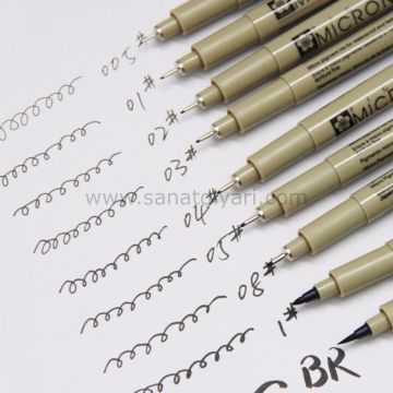 サクラ　No.2 Sakura Pigma Micron 02 Japon 0,30 mm Kalem