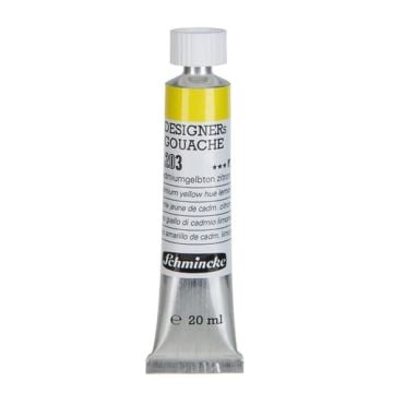 Schmincke 203 Cadmium Yellow Hue Lemon HKS Designers' Gouache Boya 20 ml