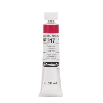 Schmincke 317 Ruby Red HKS Designers' Gouache Boya 20 ml