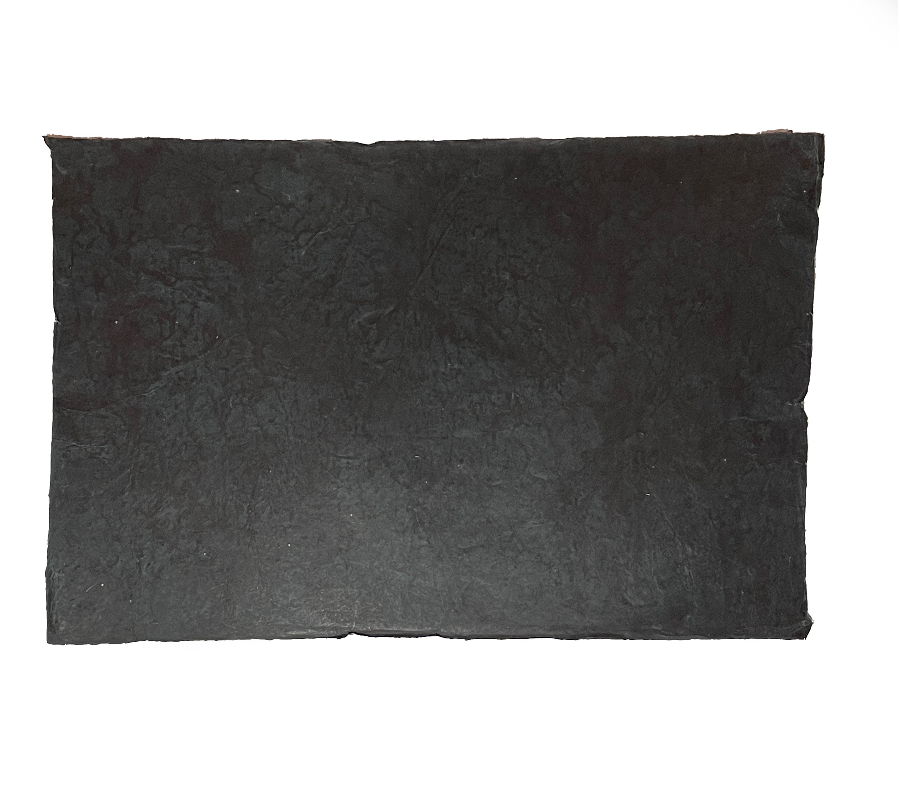 Tiryakiart Aharsız El Yapımı Asitsiz Nepal Kağıdı 50x70 cm fantezi kağıtlar BALMUMU PETROL