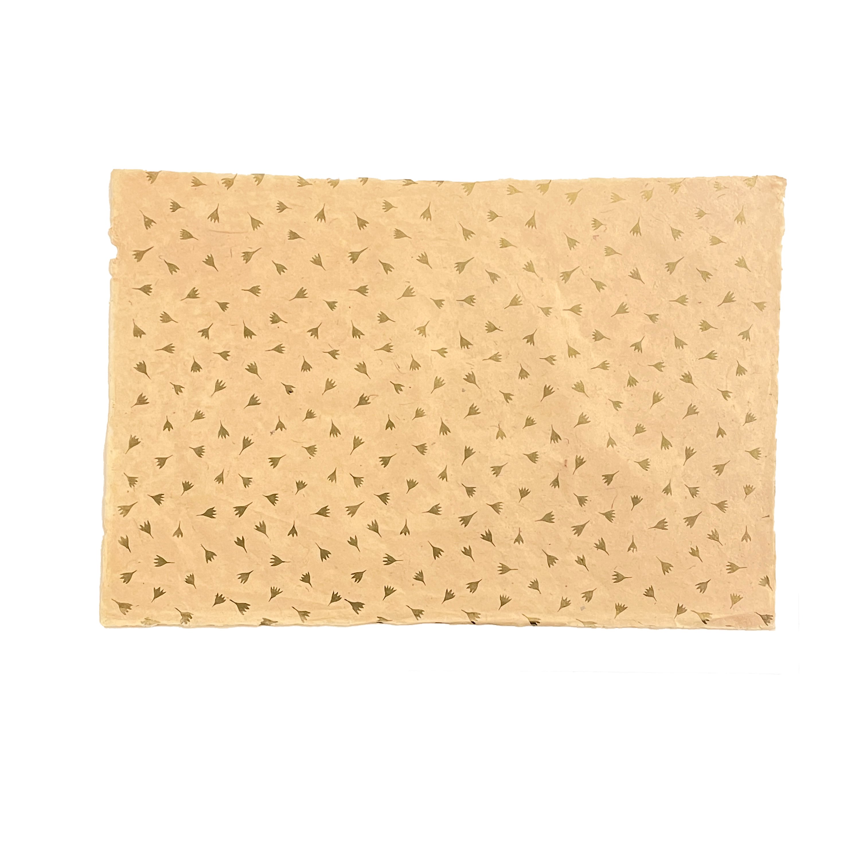 Tiryakiart Aharsız El Yapımı Asitsiz Nepal Kağıdı 50x70 cm fantezi kağıtlar PUDRA ALTIN YAPRAKLI
