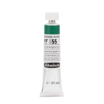 Schmincke 555 Permanent Green Deep HKS Designers' Gouache Boya 20 ml