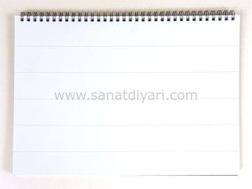 Karin Çizgili Meşk Defteri A4 110 Gr 80 Yaprak