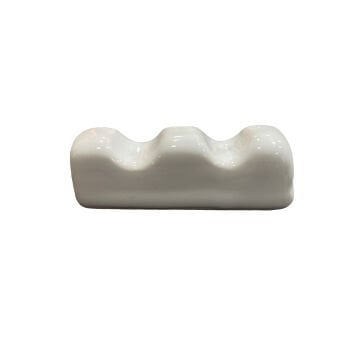 Tiryakiart Seramik Fırçalık Beyaz 2'li